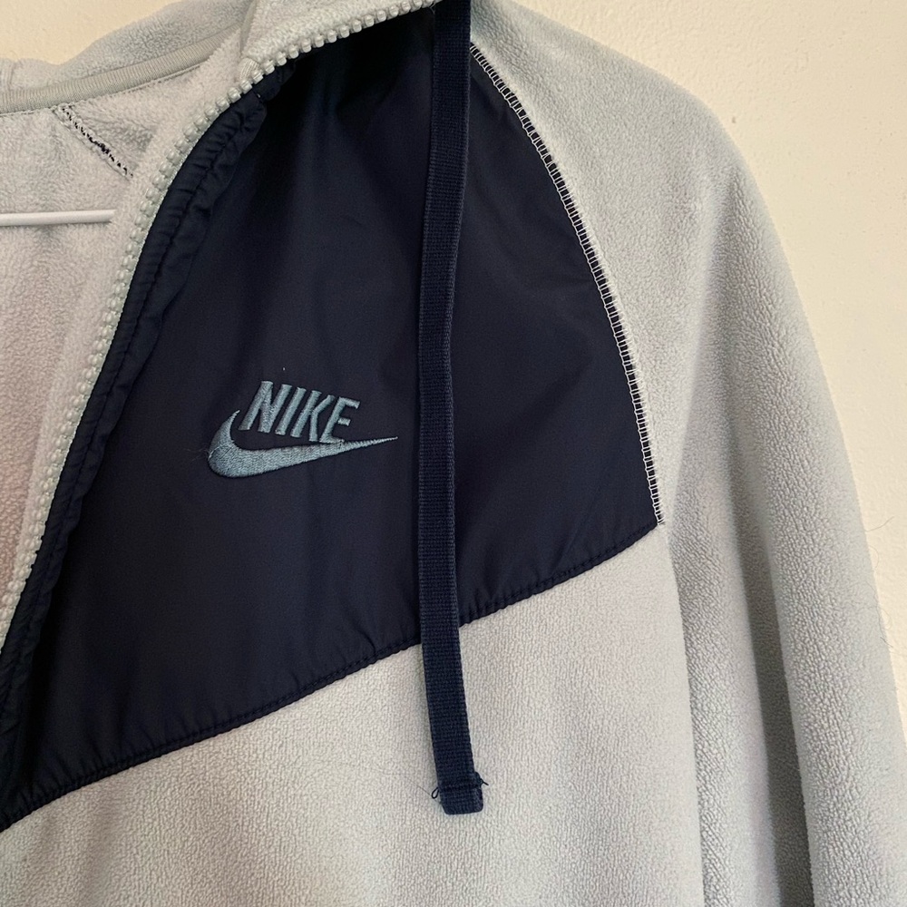 Men’s Zip Up Nike Jacket Light Blue/Navy